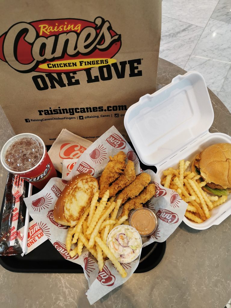 Raising Cane's Menu UAE Menu Page