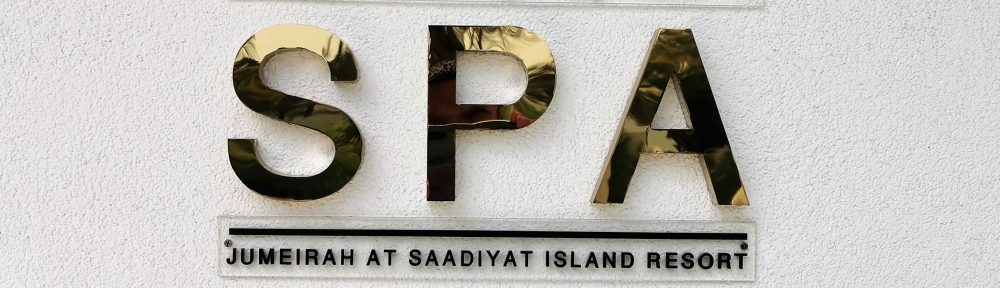 weekenduae SPA Jumeirah Saadiyat Island Abu Dhabi