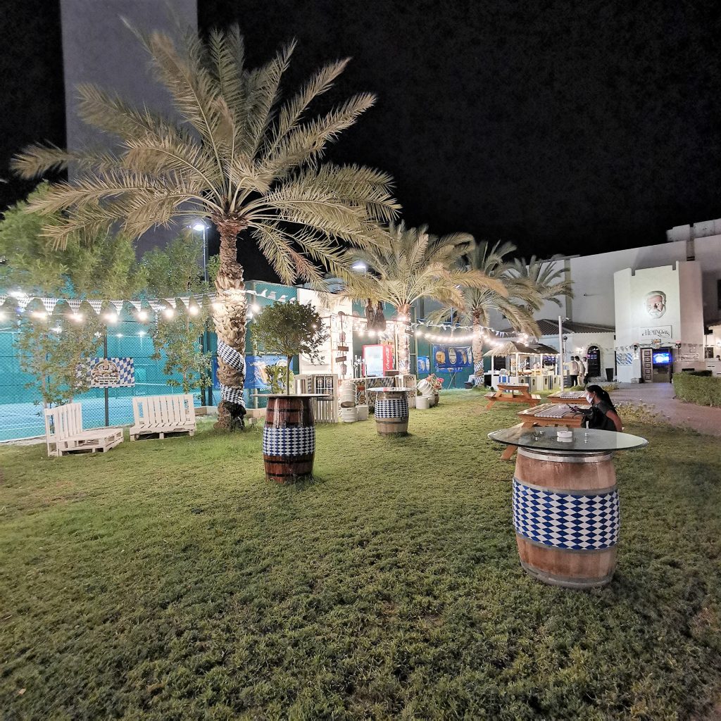weekenduae Oktoberfest in Hemingway's garden at Radisson Blu Abu Dhabi