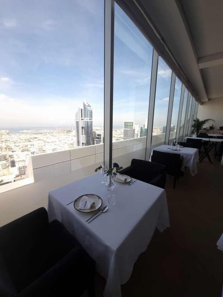 weekenduae Amuni Mediterranean Riviera restaurant in Dubai UAE at Jumeirah Emirates Towers