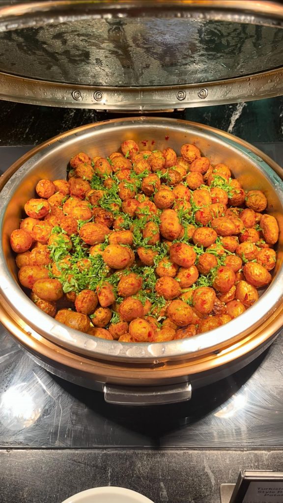 weekenduae Palestinian Culinary Heritage by Chef Anas Shahin, photo c Anad Shahin, Dubai, UAE Harra Potatoes